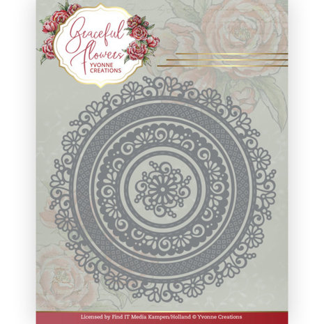 Yvonne Creations Graceful Flowers Graceful Circle Die (YCD10261)