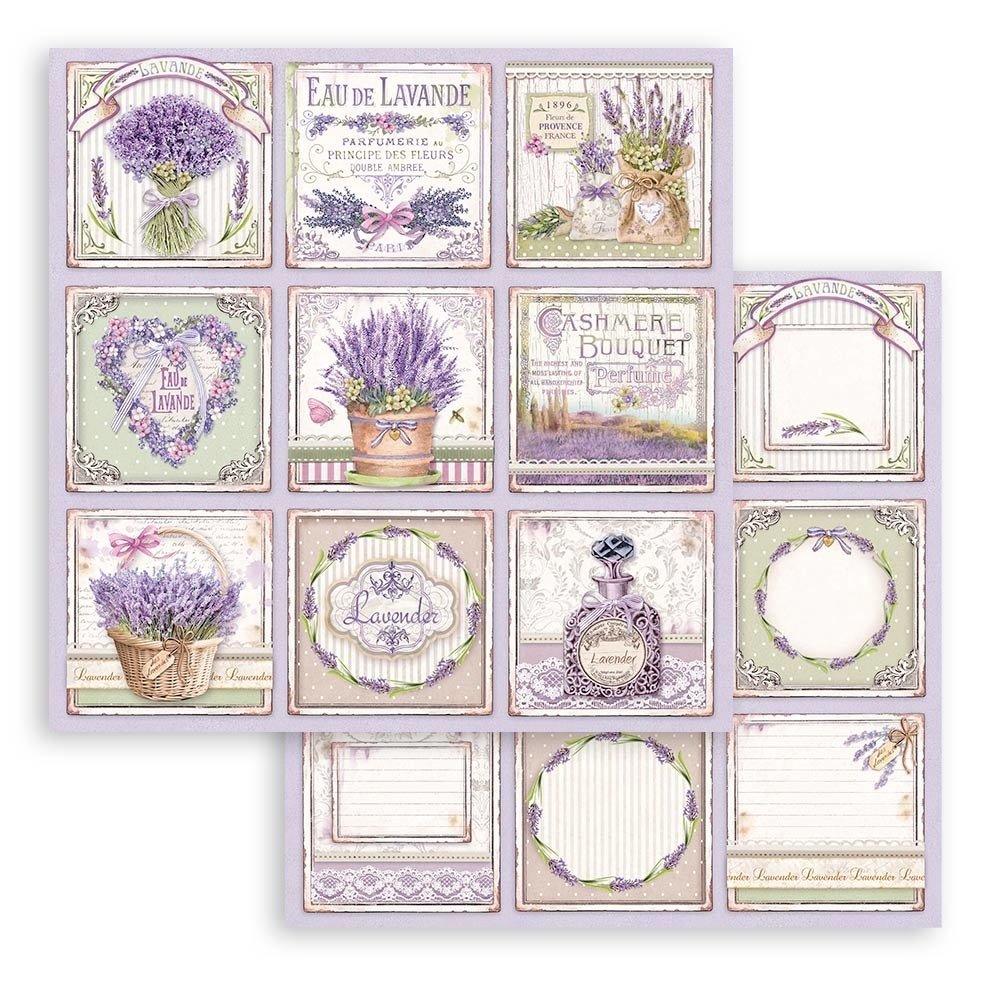 Stamperia Provence 12x12 Inch Paper Pack (SBBL105) Stamperia Provence 12x12 Inch Paper Pack (SBBL105)