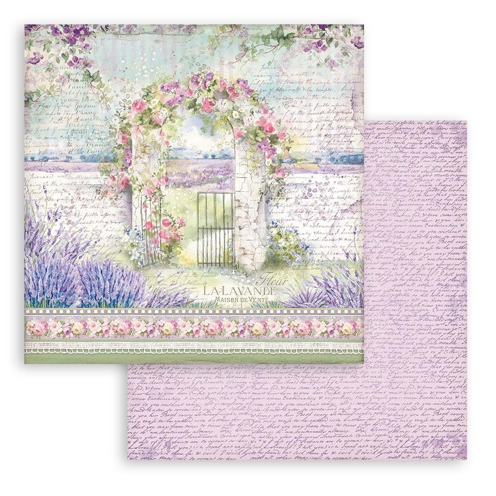 Stamperia Provence 12x12 Inch Paper Pack (SBBL105) Stamperia Provence 12x12 Inch Paper Pack (SBBL105)