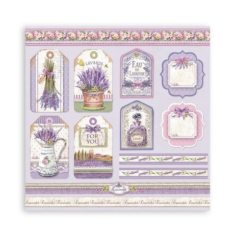Stamperia Provence 8x8 Inch Paper Pack (SBBS53) Stamperia Provence 8x8 Inch Paper Pack (SBBS53)