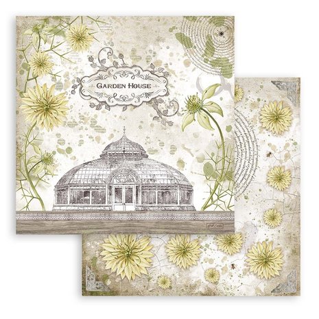 Stamperia Romantic Garden House 12x12 Inch Paper Pack (SBBL102)