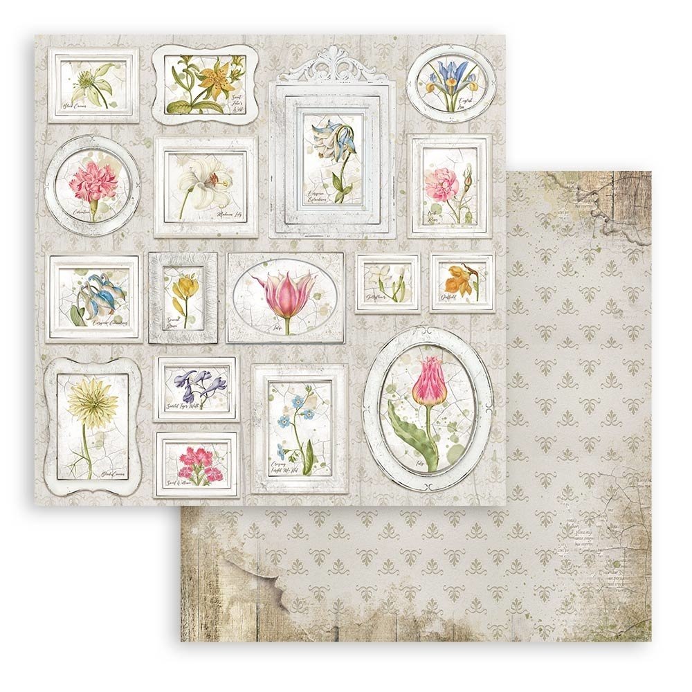 Stamperia Romantic Garden House 12x12 Inch Paper Pack (SBBL102)