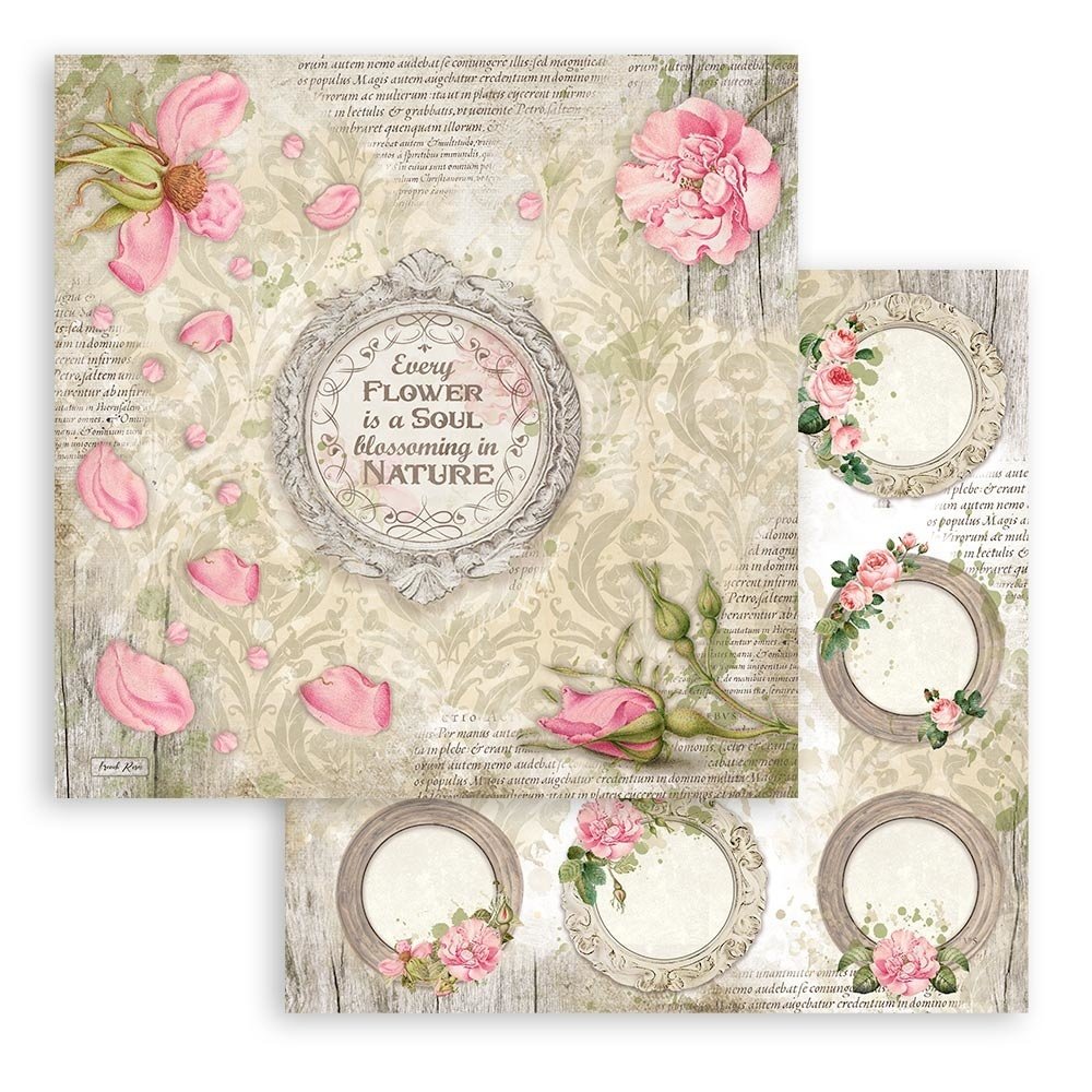 Stamperia Romantic Garden House 8x8 Inch Paper Pack (SBBS54) Stamperia Romantic Garden House 8x8 Inch Paper Pack (SBBS54)