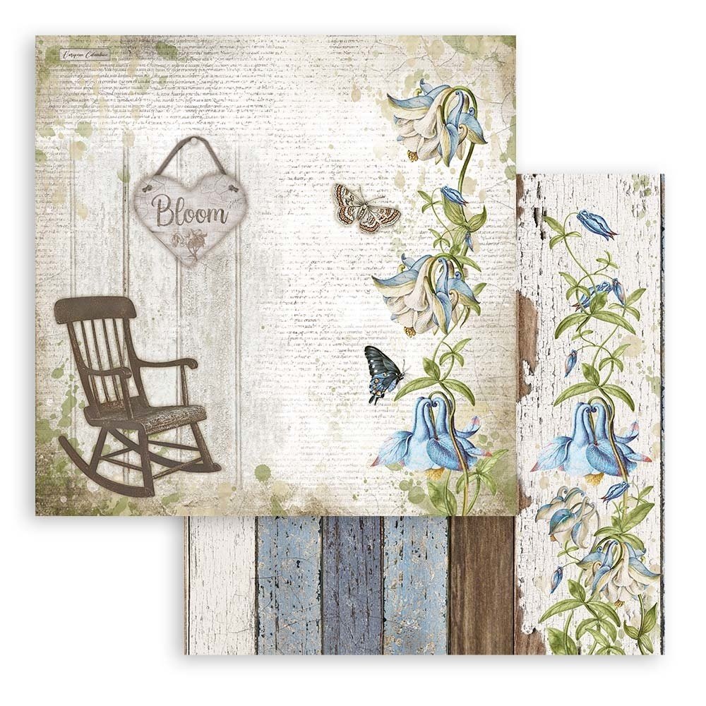 Stamperia Romantic Garden House 8x8 Inch Paper Pack (SBBS54) Stamperia Romantic Garden House 8x8 Inch Paper Pack (SBBS54)