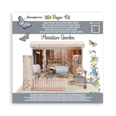 Stamperia Romantic Garden House 3D Paper Kit 12x12 Inch (SBPOP10) Stamperia Romantic Garden House 3D Paper Kit 12x12 Inch (SBPOP10)