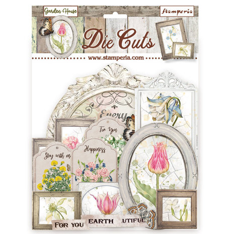 Stamperia Romantic Garden House Die Cuts (DFLDC57) Stamperia Romantic Garden House Die Cuts (DFLDC57)