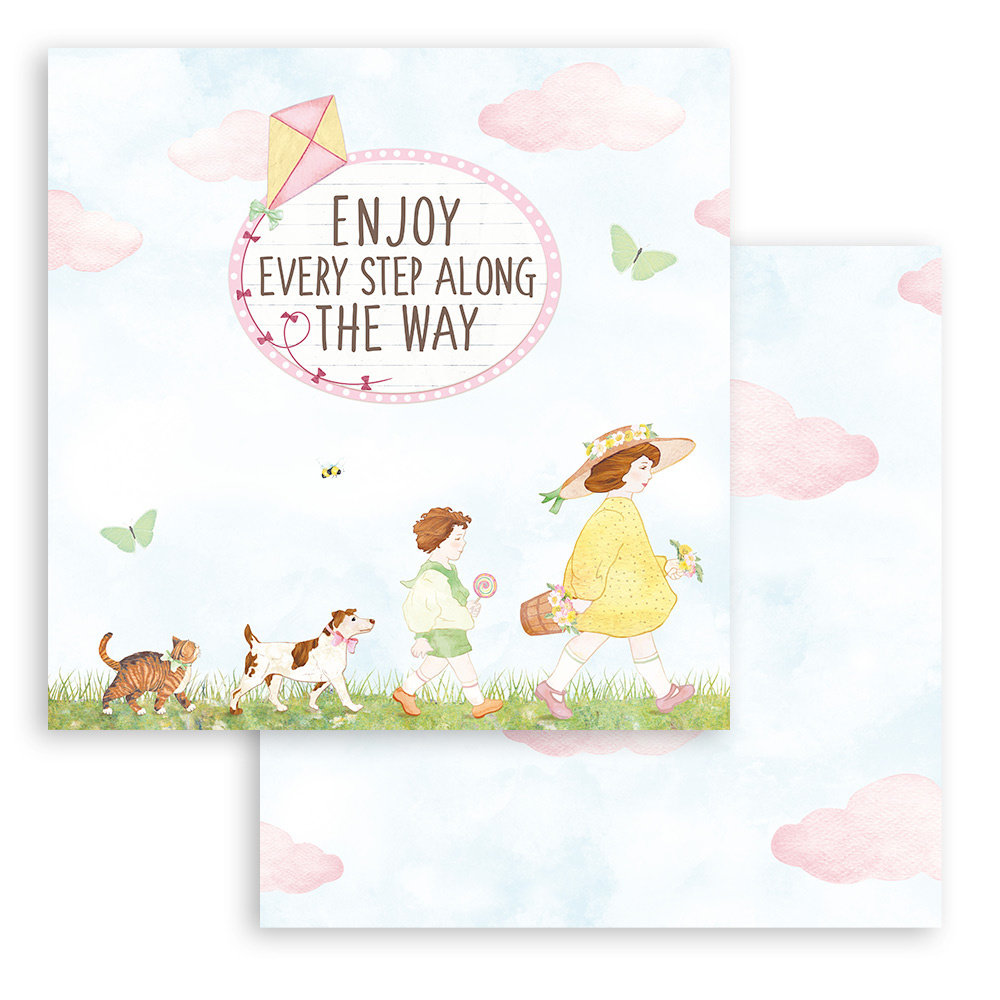 Stamperia Daydream 12x12 Inch Paper Pack (SBBL104) Stamperia Daydream 12x12 Inch Paper Pack (SBBL104)