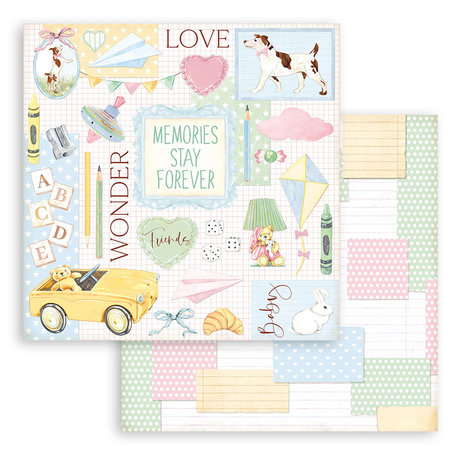 Stamperia Daydream 12x12 Inch Paper Pack (SBBL104) Stamperia Daydream 12x12 Inch Paper Pack (SBBL104)