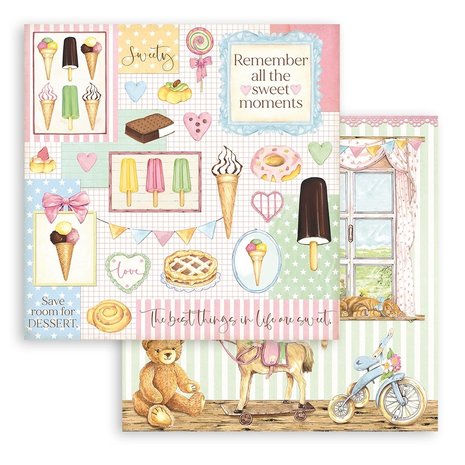 Stamperia Daydream 12x12 Inch Paper Pack (SBBL104) Stamperia Daydream 12x12 Inch Paper Pack (SBBL104)