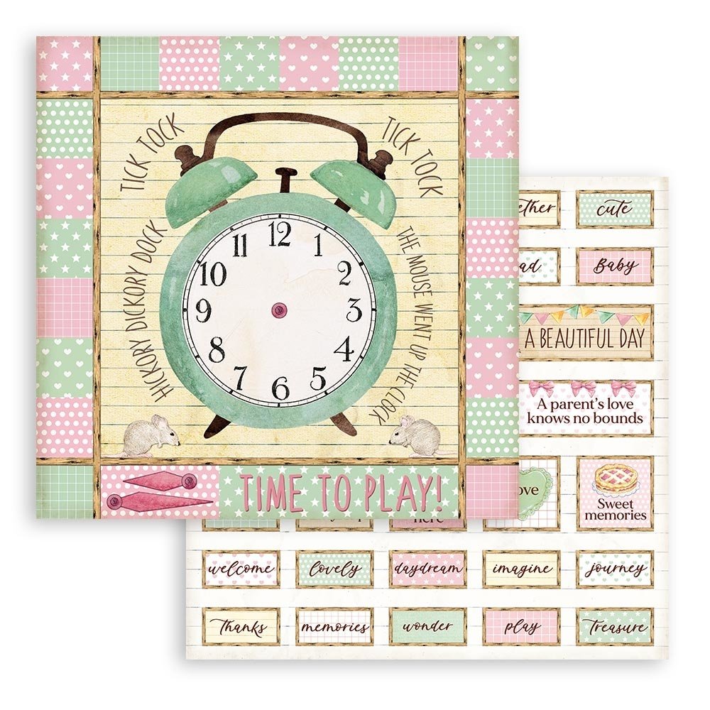 Stamperia Daydream 12x12 Inch Paper Pack (SBBL104) Stamperia Daydream 12x12 Inch Paper Pack (SBBL104)