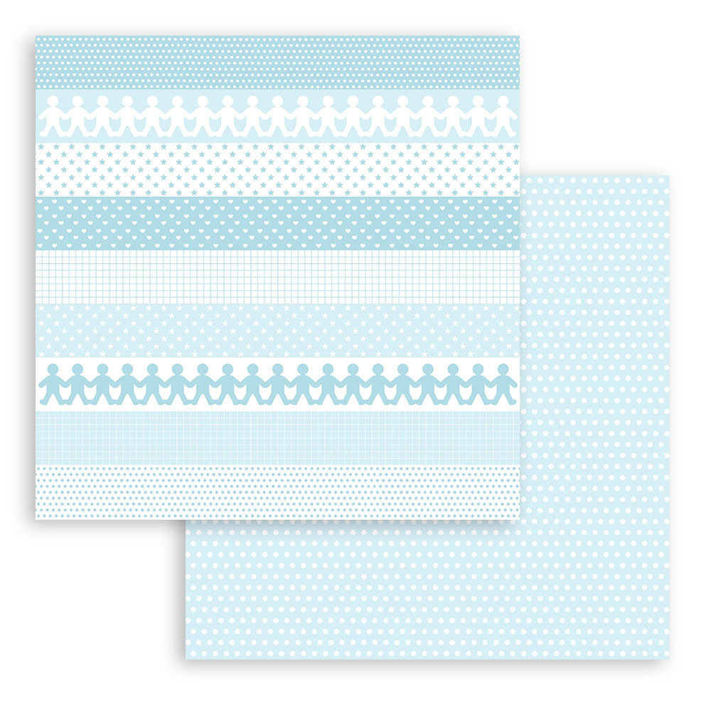 Stamperia Babydream Blue 12x12 Inch Paper Pack (SBBL106)