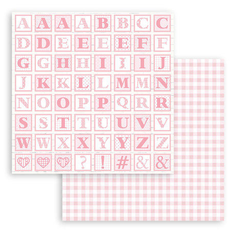 Stamperia Babydream Pink 12x12 Inch Paper Pack (SBBL107)
