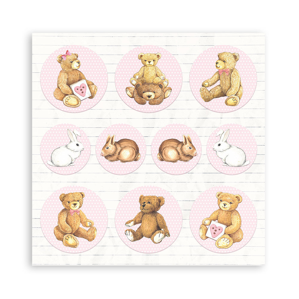 Stamperia Babydream Pink 8x8 Inch Paper Pack (SBBS58) Stamperia Babydream Pink 8x8 Inch Paper Pack (SBBS58)