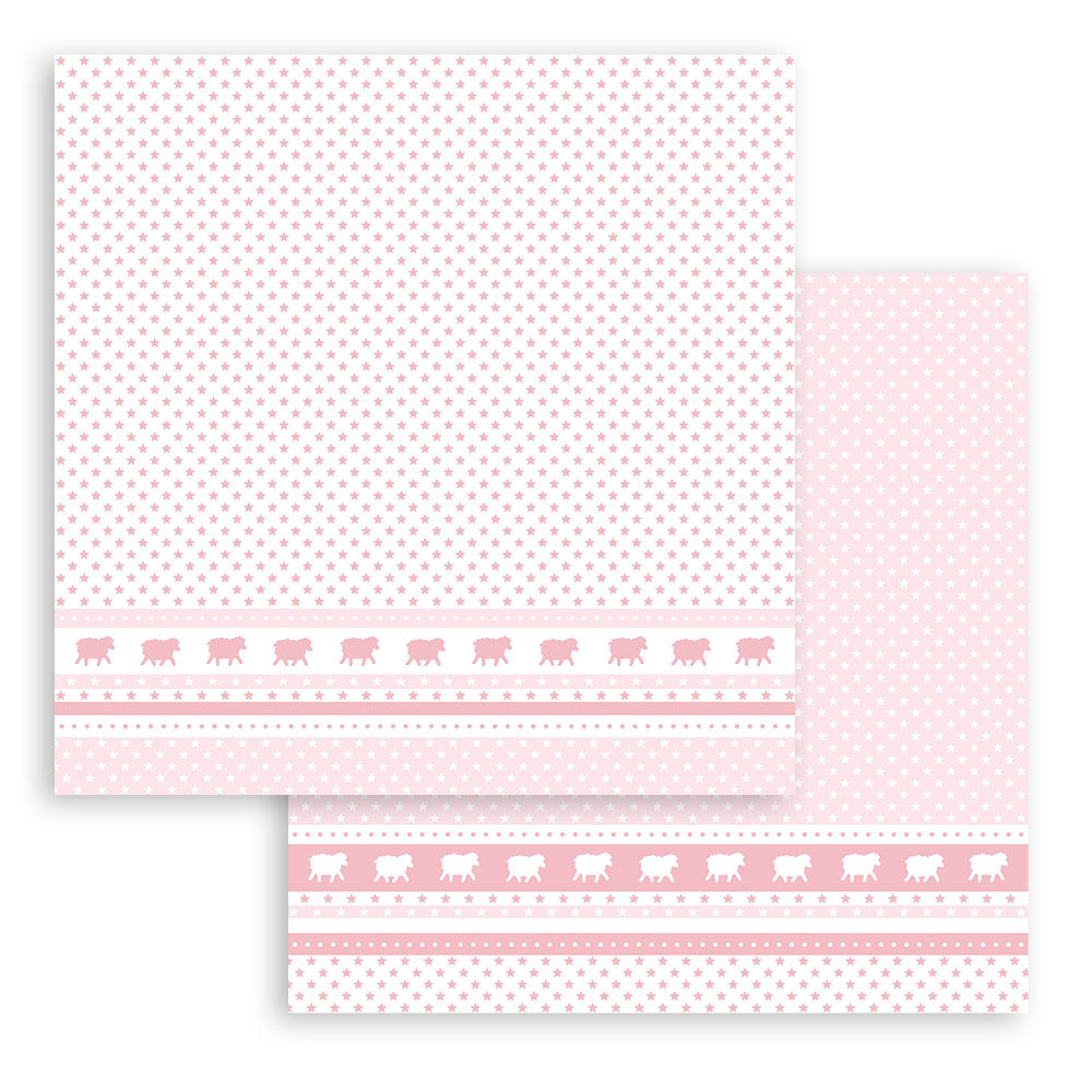 Stamperia Babydream Pink 8x8 Inch Paper Pack (SBBS58) Stamperia Babydream Pink 8x8 Inch Paper Pack (SBBS58)