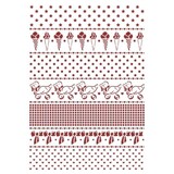 Stamperia Daydream Masking Stencil A4 Borders (KSG493)*