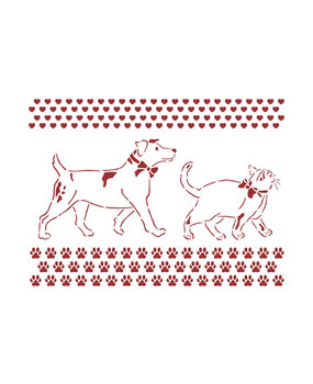Stamperia Daydream Masking Stencil A5 Dog and Cat (KSD312) Stamperia Daydream Masking Stencil A5 Dog and Cat (KSD312)
