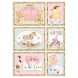 Stamperia Daydream Cards Pink Rice Paper A4 (DFSA4679)*