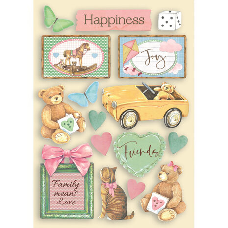 Stamperia Daydream Wooden Shapes A5 (KLSP118) Stamperia Daydream Wooden Shapes A5 (KLSP118)