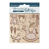 Stamperia Daydream Decorative Chips Kite (SCB126)*