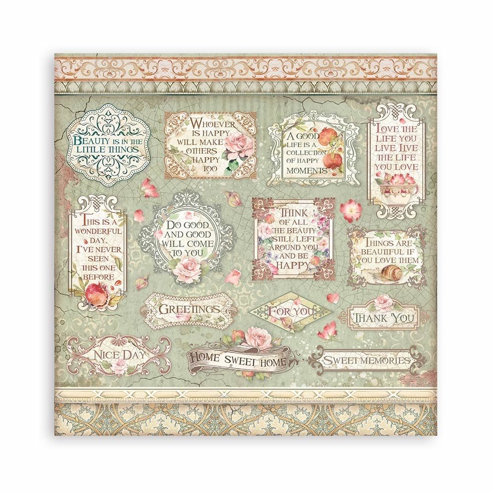 Stamperia Casa Granada 12x12 Inch Paper Pack (SBBL99) Stamperia Casa Granada 12x12 Inch Paper Pack (SBBL99)