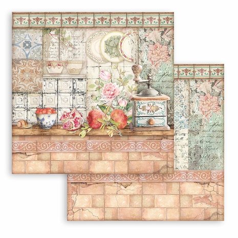 Stamperia Casa Granada 12x12 Inch Paper Pack (SBBL99) Stamperia Casa Granada 12x12 Inch Paper Pack (SBBL99)