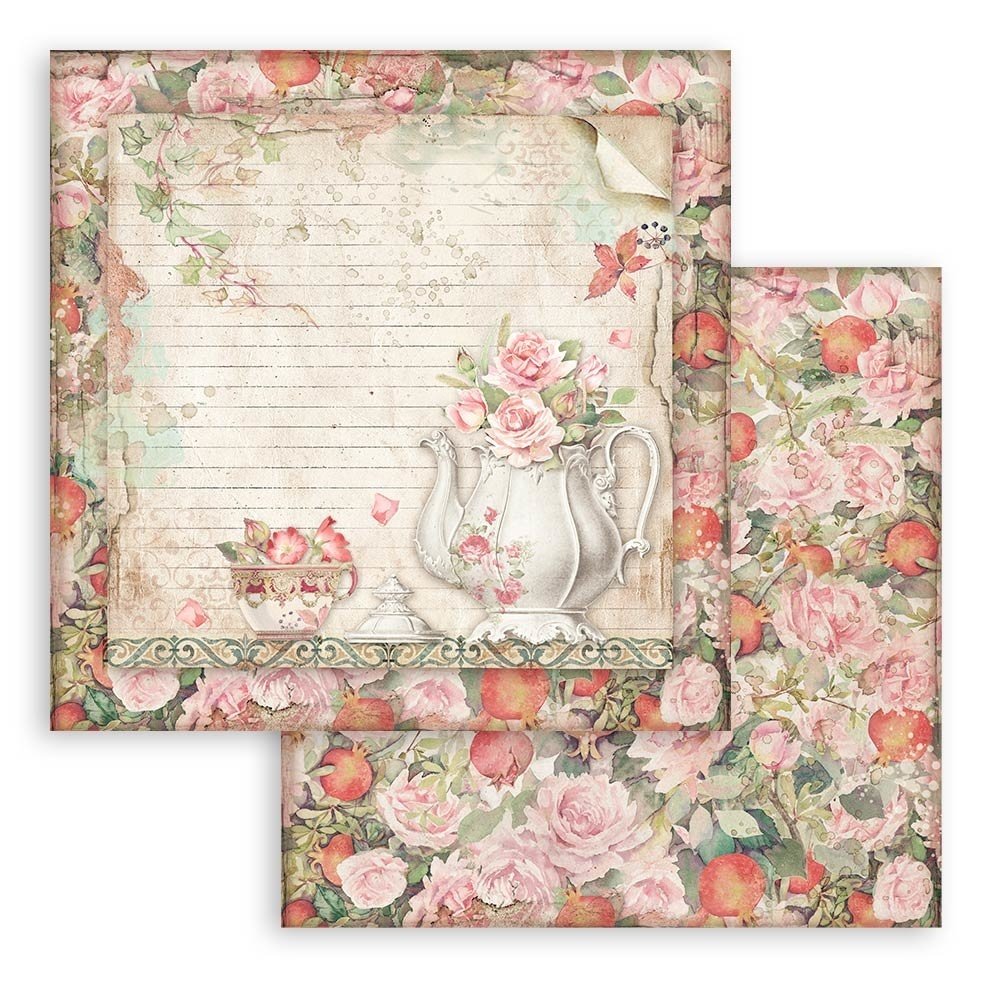 Stamperia Casa Granada 8x8 Inch Paper Pack (SBBS50) Stamperia Casa Granada 8x8 Inch Paper Pack (SBBS50)