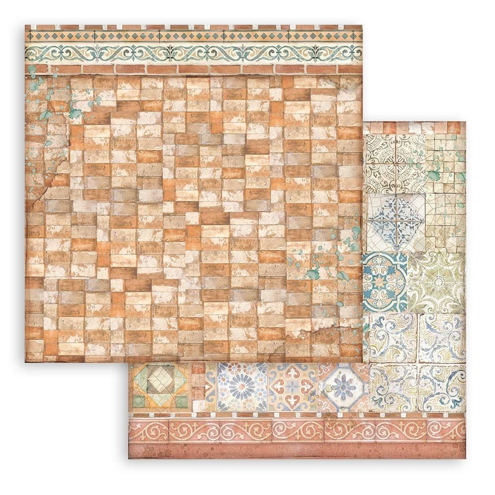 Stamperia Casa Granada Maxi Backgrounds 12x12 Inch Paper Pack (SBBL108) Stamperia Casa Granada Maxi Backgrounds 12x12 Inch Paper Pack (SBBL108)