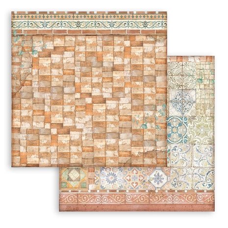 Stamperia Casa Granada Maxi Backgrounds 12x12 Inch Paper Pack (SBBL108) Stamperia Casa Granada Maxi Backgrounds 12x12 Inch Paper Pack (SBBL108)