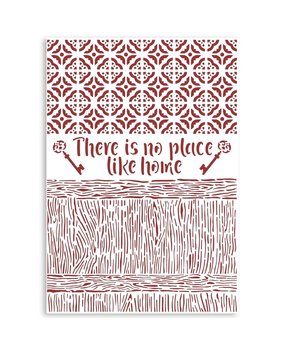 Stamperia Casa Granada Masking Stencil A4 There Is No Place Like Home (KSG487)* Stamperia Casa Granada Masking Stencil A4 There Is No Place Like Home (KSG487)*