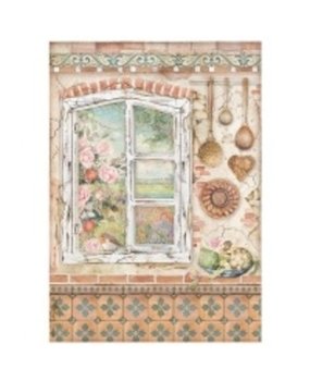 Stamperia Casa Granada Window Rice Paper A4 (DFSA4656) Stamperia Casa Granada Window Rice Paper A4 (DFSA4656)