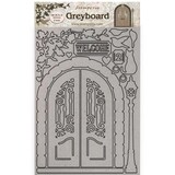 Stamperia Casa Granada Greyboard A4 Welcome Door (KLSPDA449)*