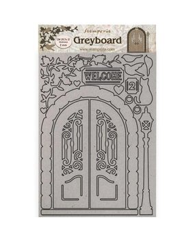Stamperia Casa Granada Greyboard A4 Welcome Door (KLSPDA449)* Stamperia Casa Granada Greyboard A4 Welcome Door (KLSPDA449)*
