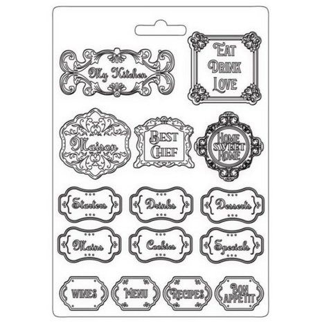 Stamperia Casa Granada Soft Mould A4 Labels (K3PTA4522) Stamperia Casa Granada Soft Mould A4 Labels (K3PTA4522)