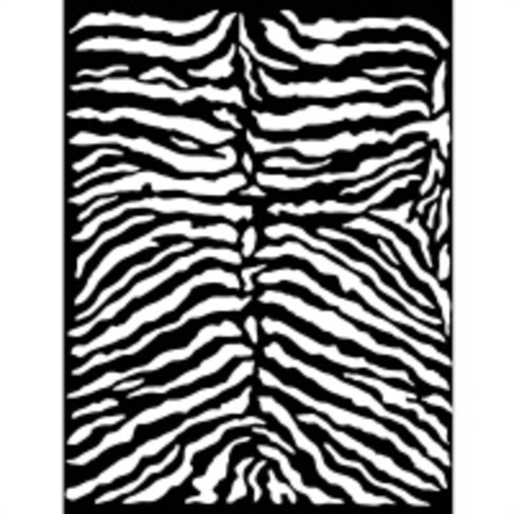 Stamperia Savana Thick Stencil 20x25cm Zebra Pattern (KSTD101)