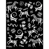 Stamperia Savana Thick Stencil 20x25cm Grafiti (KSTD104)*