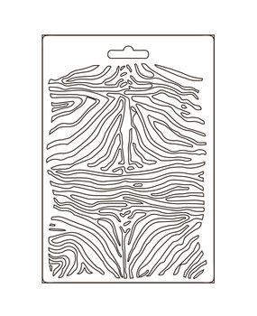 Stamperia Savana Soft Mould A5 Zebra Pattern (K3PTA5617)* Stamperia Savana Soft Mould A5 Zebra Pattern (K3PTA5617)*