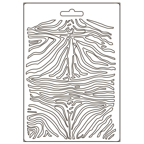 Stamperia Savana Soft Mould A5 Zebra Pattern (K3PTA5617) Stamperia Savana Soft Mould A5 Zebra Pattern (K3PTA5617)