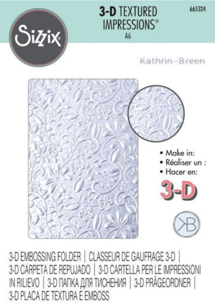 Sizzix 3D Texture Impressions Lacey (665324) Sizzix 3D Texture Impressions Lacey (665324)