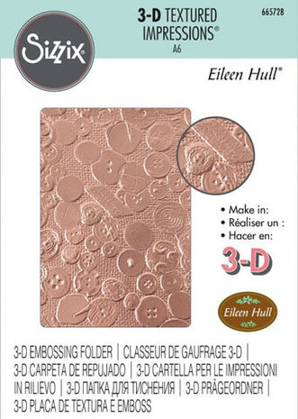 Sizzix 3D Texture Impressions Vintage Buttons (665728) Sizzix 3D Texture Impressions Vintage Buttons (665728)