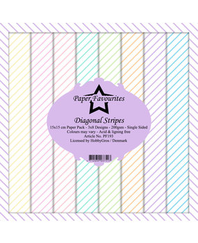 Paper Favourites Diagonal Stripes 6x6 Inch Paper Pack (PF193)*