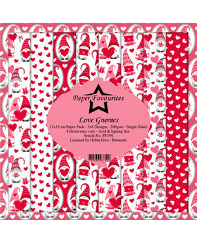 Paper Favourites Love Gnomes 6x6 Inch Paper Pack (PF194)