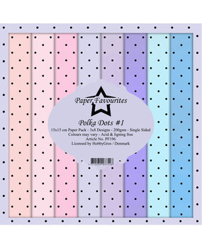 Paper Favourites Polka Dots #1 6x6 Inch Paper Pack (PF196)