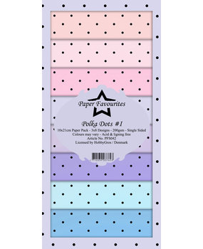 Paper Favourites Polka Dots #1 Slimline Paper Pack (PFS042) Paper Favourites Polka Dots #1 Slimline Paper Pack (PFS042)