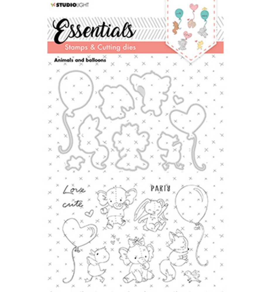 Studio Light Essentials Stamp & Die Animals and Balloons (SL-ES-SCD22) Studio Light Essentials Stamp & Die Animals and Balloons (SL-ES-SCD22)