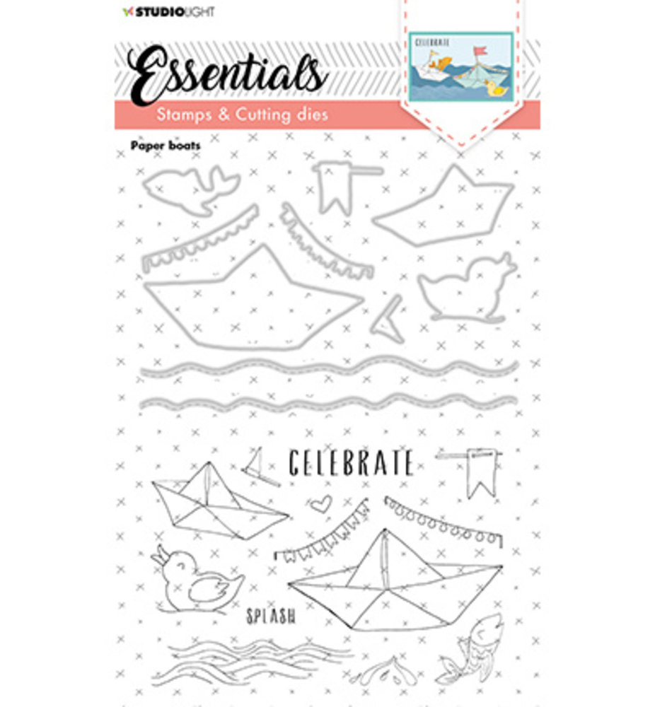 Studio Light Essentials Stamp & Die Paper Boats (SL-ES-SCD24)