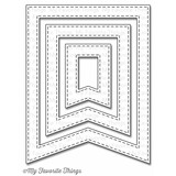 My Favorite Things Die-namics Stitched Fishtale Frames (MFT-644)