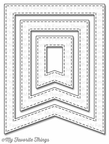 My Favorite Things Die-namics Stitched Fishtale Frames (MFT-644) My Favorite Things Die-namics Stitched Fishtale Frames (MFT-644)