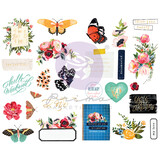 Prima Marketing Inc Painted Floral Chipboard Stickers (656263)*