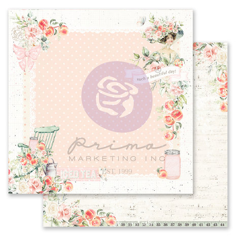 Prima Marketing Inc Peach Tea 12x12 Inch Paper Pad (997489)
