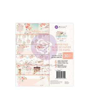 Prima Marketing Inc Peach Tea 6x6 Inch Paper Pad (997502) Prima Marketing Inc Peach Tea 6x6 Inch Paper Pad (997502)